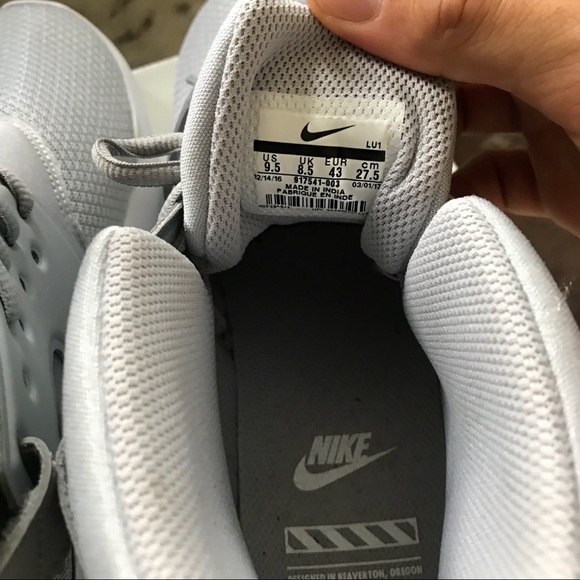 Gray Nike Incursion High Tops - Picture 4 of 4